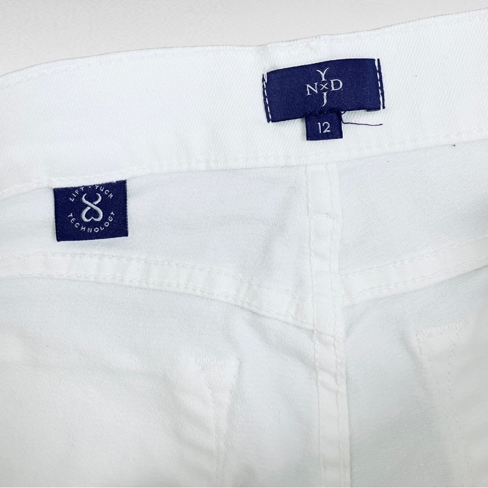 NYDJ Women's Crisp White Cropped Jeans - Picture 3 of 5